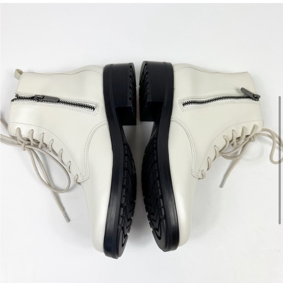 NEW Everlane The Modern Utility Lace-Up Boot White Size 8.5 - Picture 6 of 8